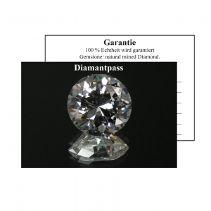 Rohdiamant farbige Kristall Diamant Kette mit 925 Silber Verschluss