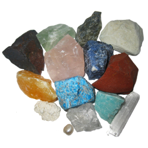 Edelsteinwasser Mineralien & Spurenelemente 4-tlg Set Wassersteine 300g