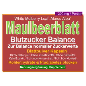 Maulbeerblatt 720 (4x180) Pulver Kapseln