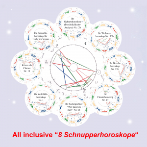 All inclusive 8 Schnupperhoroskope ca. 120-140 Seiten