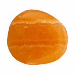 Orangencalcit Schmeichelstein ca. 2-4cm