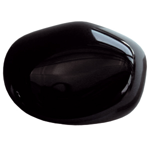 Obsidian schwarz Schmeichelstein ca. 3-6cm