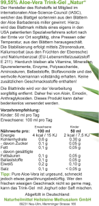 QueenRoyal Aloe Vera Trink Gel 99.55 % pur (24 Liter Sparpack)