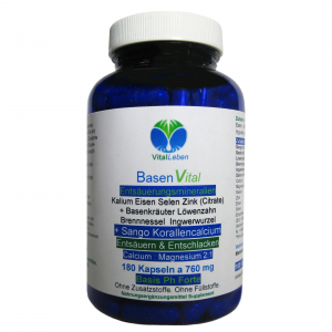 BasenVital Basis-pH-Forte 180 Pulver Kapseln