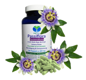 Passionsblume Pur Passiflora 120 Pulver Kapseln