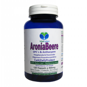 Aronia Beeren OPC Cell Zell/Protect 120 Pulver Kapseln Vitamine & Mineralien
