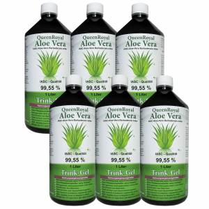 QueenRoyal Aloe Vera Trink Gel 99.55 % pur 6 Liter Sparpack