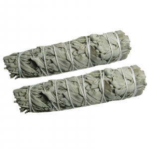 Weißer Salbei zum räuchern XL Kräuter Bündel 2x White Sage Smudge Sticks 16-18 cm