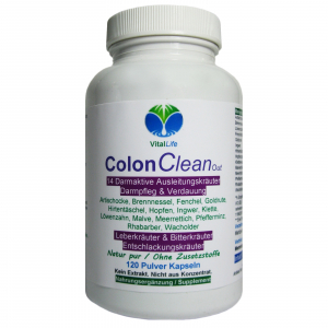Colon Clean Out 14 Darm Aktiv Kräuter 120 Pulver Kapseln